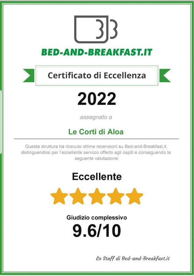 B&B Le Corti Di Aloa San Pantaleo Exteriör bild